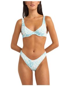 Rhythm Women's Serenity Floral Panelled Underwire Bikini Top