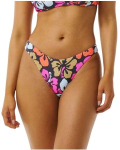 Rip Curl Hibiscus Heat Hi Cut Cheeky Coverage Bikini Bottom