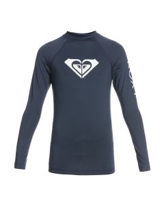 Roxy Girl's 7-16 Whole Hearted Long Sleeve UPF 50 Rashguard