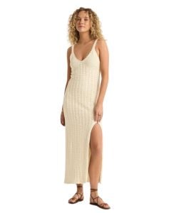 Z Supply Eleena Knit Crochet Midi Dress