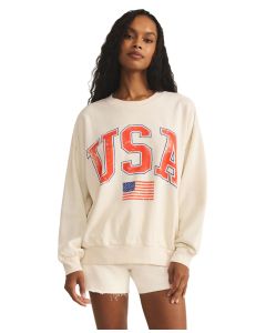 Z Supply Flag Sunday Sweatshirt