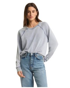 Z Supply Saldana Knit Denim Top