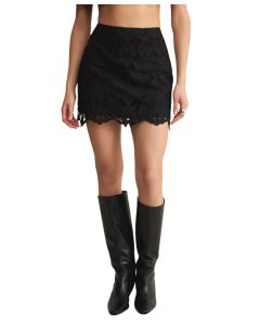 Z Supply Siren Embroidered Mini Skirt