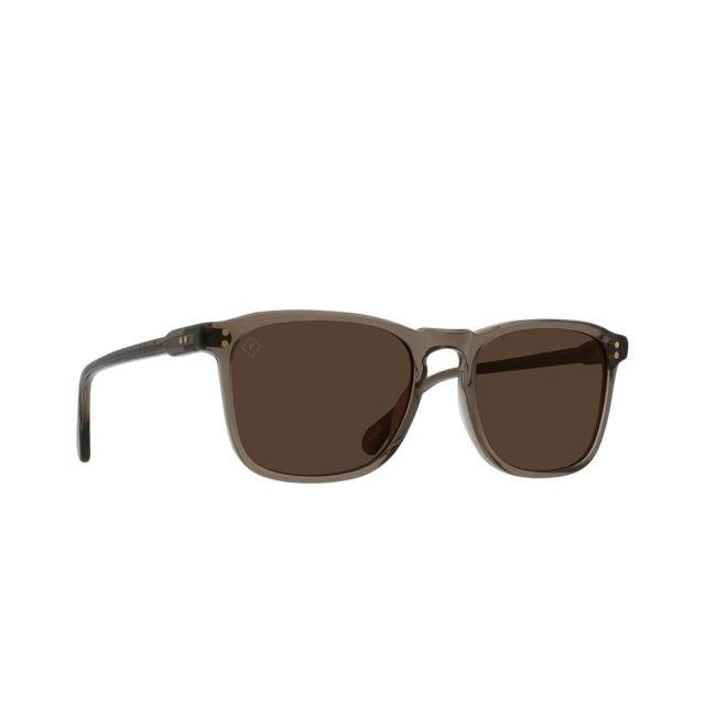 Raen Wiley Ghost & Vibrant Brown Polarized Men's Square Sunglasses