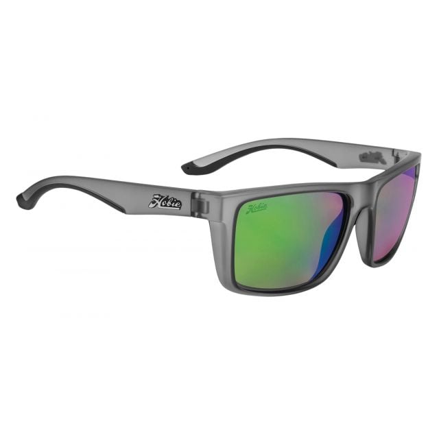 Hobie Polarized Cove Satin Crystal Grey & Sea Green Mirror Sunglasses