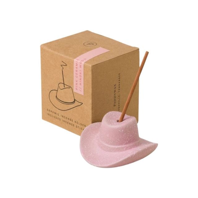 Paddywax Cowboy Hat Incense Holder - Pink