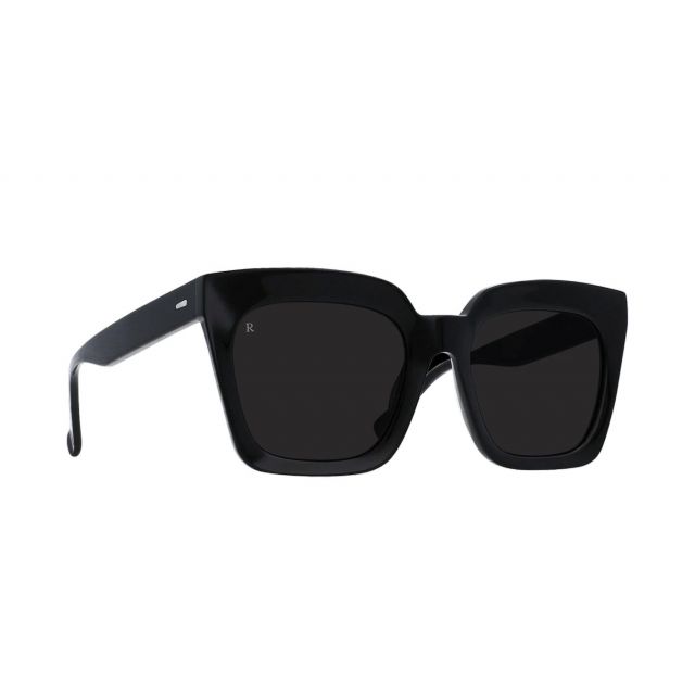 Raen Vine Black & Dark Smoke Women's Oversized Square Sunglasses