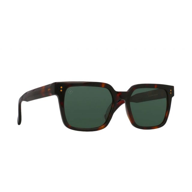 Raen West Kola Tortoise & Green Polarized Unisex Sunglasses