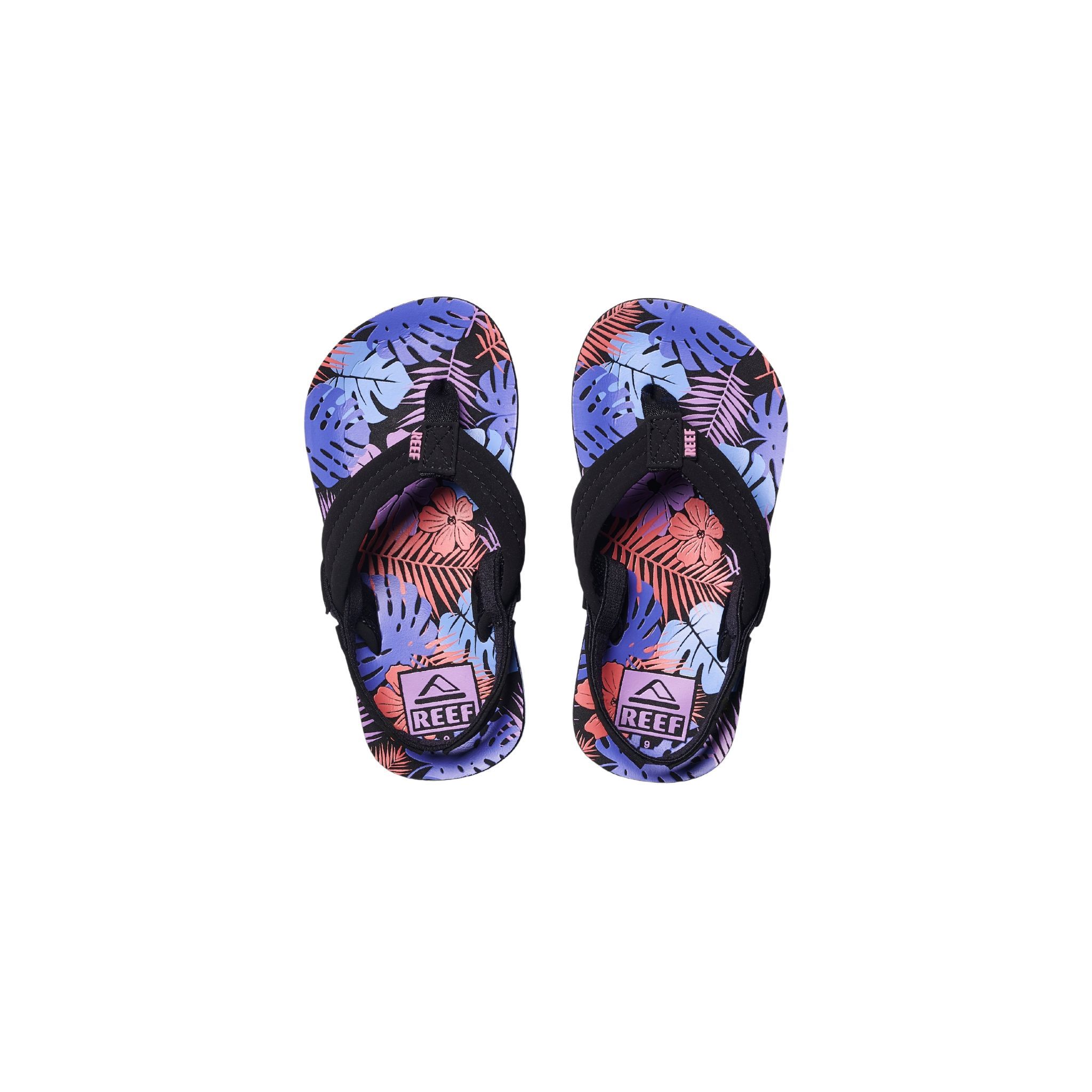 Reef Little Ahi Purple Fronds Kids Sandals Hobie Surf Shop