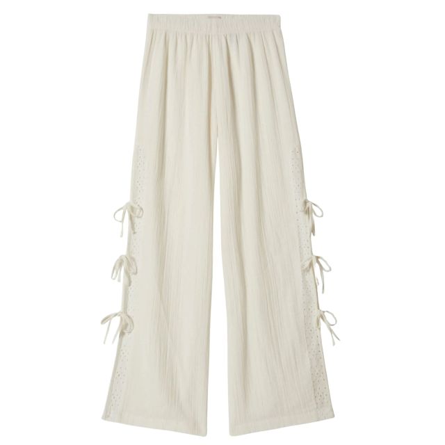 Brixton Women's Seaside Eyelet Wide Leg