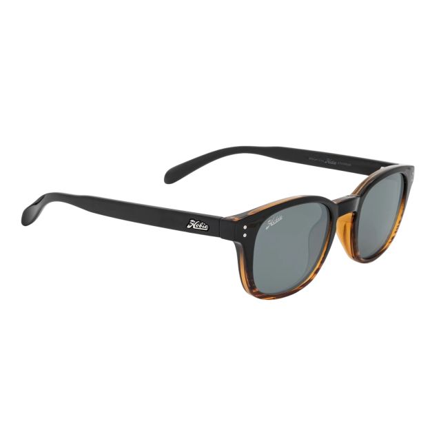 Hobie Polarized Wrights Shiny Black & Wood Grain Fade Sunglasses