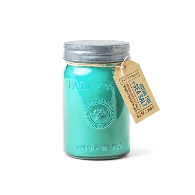 Paddywax Relish Jar Ocean Tide & Sea Salt 9.5oz Candle