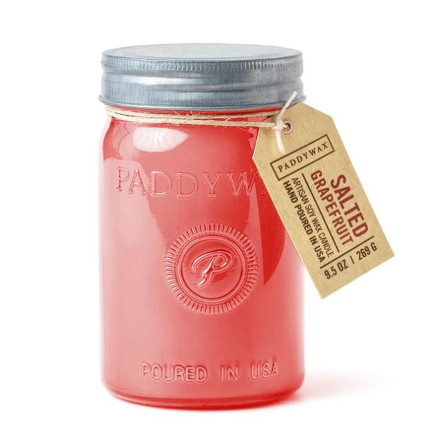 Paddywax Relish Jar Salted Grapefruit 9.5oz Candle