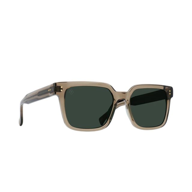 Raen West Ghost & Green Polarized Unisex Square Sunglasses