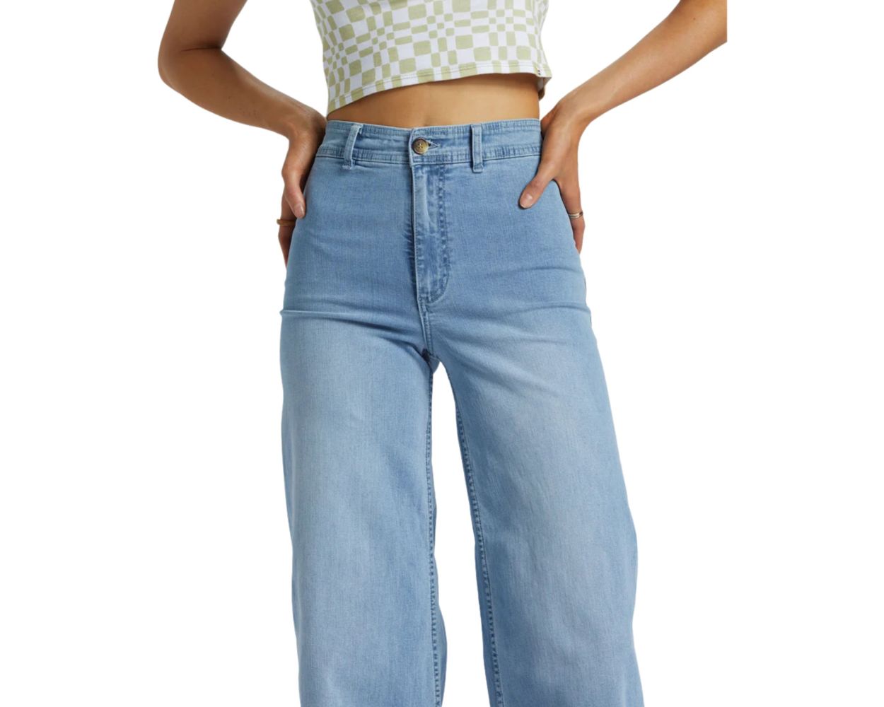 Billabong Free Fall Indigo Wide Leg Jeans