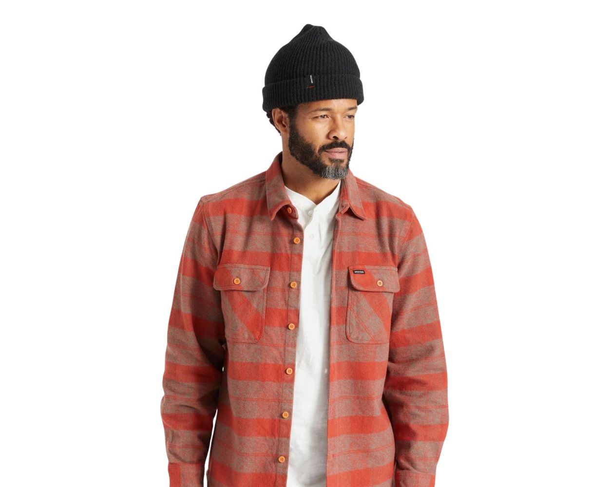 Brixton heist beanie orange 2025