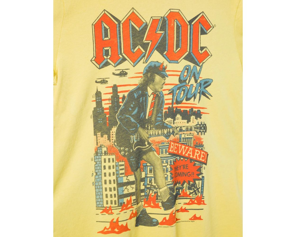 Junk Food AC/DC Beware Vintage Tee