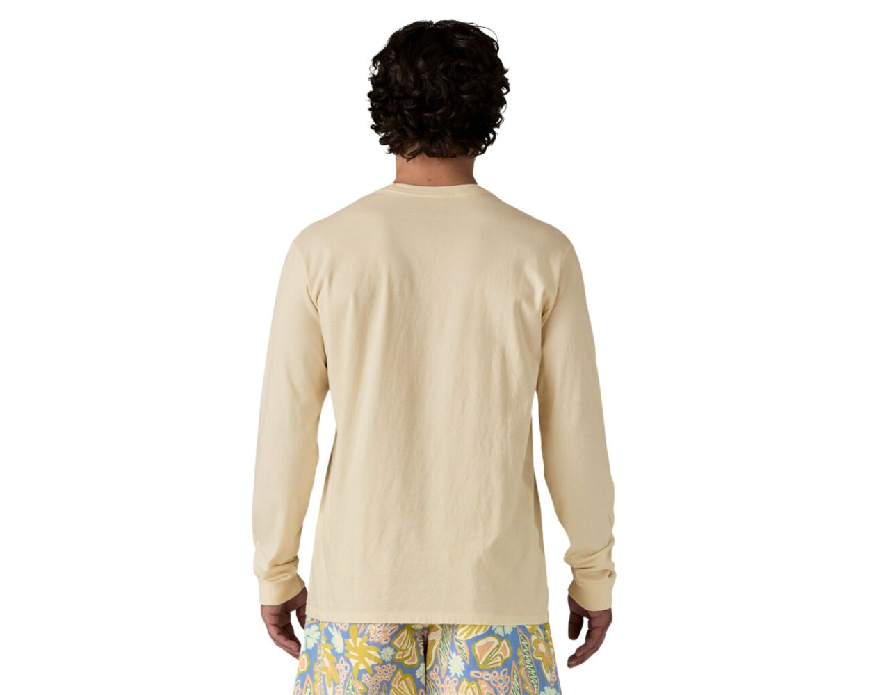 ◆Patagonia◆ Men's Long Sleeve Glider Type Organic T-Shirt Patagonia Men's Long-Sleeved Capilene® Cool Daily Graphic Shirt