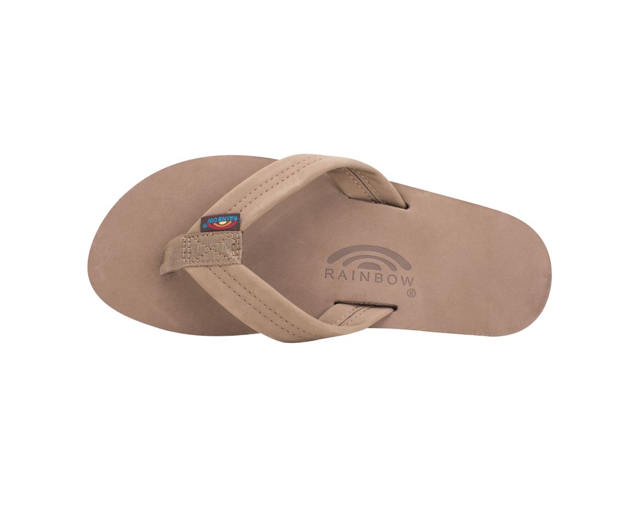 Rainbow Single Layer Premier Leather 1 Strap Men s Sandals Hobie Surf Shop