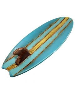 Ceramic Teal Surfboard Tray
