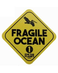 Fragile Ocean Caution Sticker