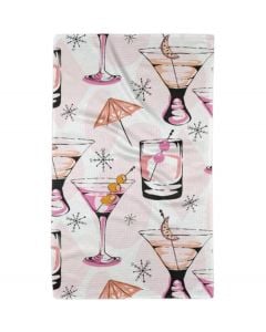 Geometry Cocktail Hour Dish Towel