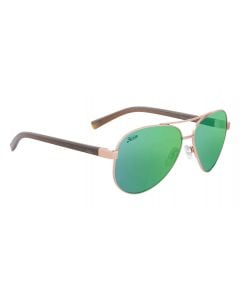 Hobie Polarized Broad Satin Gold & Sea Green Mirror Sunglasses