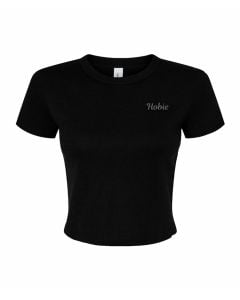 hobie women's embroidered baby tee