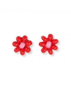 Ink + Alloy Tina Two Color Beaded Post Earrings