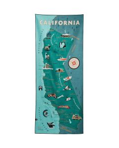 Nomadix California Map Towel