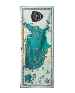 Nomadix National Parks and Monuments Map Towel