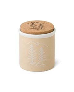 Paddywax Cypress + Fir - 8 oz White Ceramic Candle