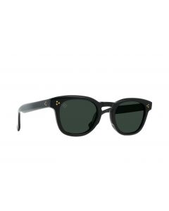 Raen Squire Recycled Black & Green Polarized Men's Square Sunglasses