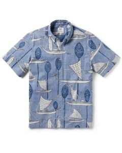 Reyn Spooner South Pacific Voyagers Button Front Shirt