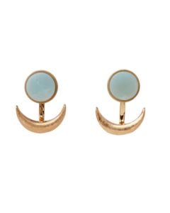 Scout Curated Wears Moon Phase Gold Earrings