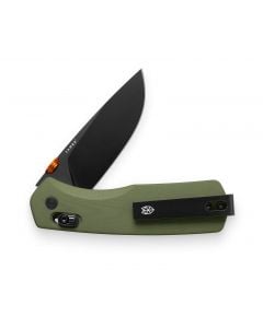 The James Brand Carter Medium OD Green + Orange + Black Knife