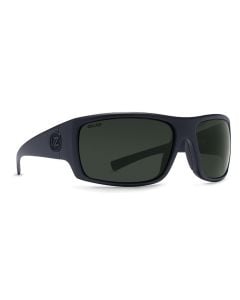 Von Zipper Suplex Black Satin & Grey Polarized Sunglasses