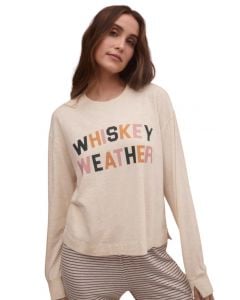 Z Supply Chill Whiskey Long Sleeve Tee