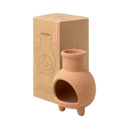 Paddywax Ceramic Chimnea Holder With 20 Calming Palo Santo & Sage Cones