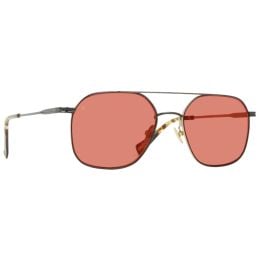 Raen Spyre Satin Black Gold & Dune Sunglasses