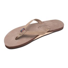 Rainbow Single Layer Narrow Strap Women's Sandals