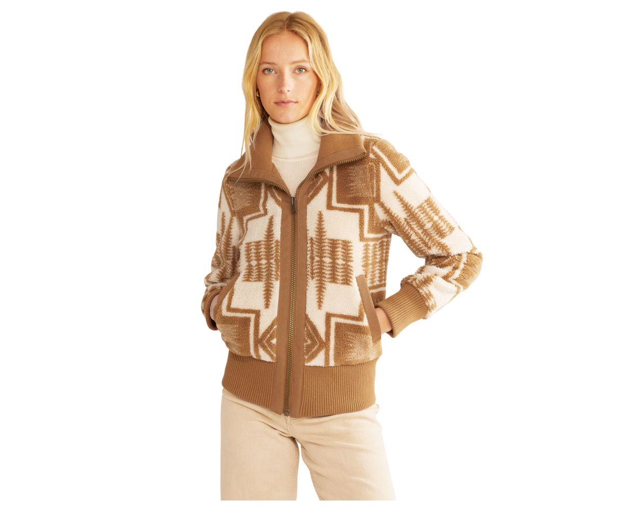 Pendleton Berber Fleece Hooded Jacket - Women's