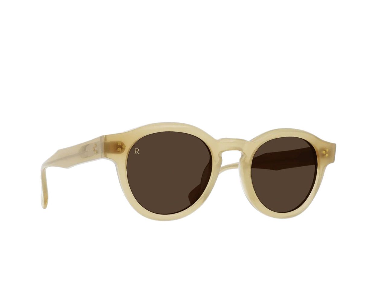 Raen Zelti Villa & Vibrant Brown Unisex Round Sunglasses | Hobie Surf Shop