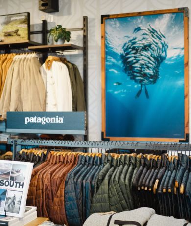 Patagonia Clothing Display