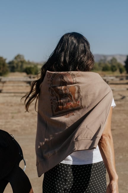 Image of a Man and Child Wearing Hobe Shirts