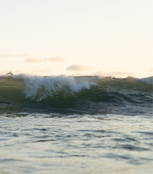 Image Of A Girl Surfing In A Westuit